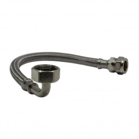 Bent Flexible Tap Connector 22mm x 3 4