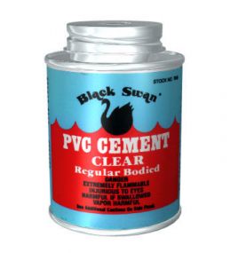 Black Swan PVC Cement 118ml Regular Bodied