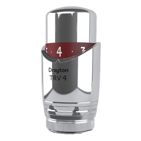 Drayton TRV4 Integral Sensor Head Only (Chrome)