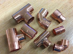 15mm & 22mm Copper End Feed Fittings Pack (1000 Fittings)