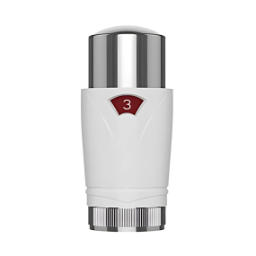 LeoNova TRV Head (M30 x 1.5) (White and Chrome)