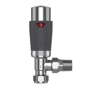LeoNova Angled TRV (15mm) (Anthracite and Chrome)