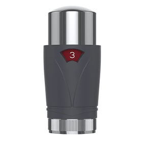 LeoNova TRV Head (M30 x 1.5) (Anthracite and Chrome)