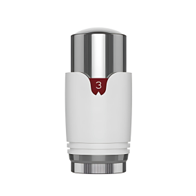 LeoNova TRV Head (Tulip Style) (M30 x 1.5) (White and Chrome)