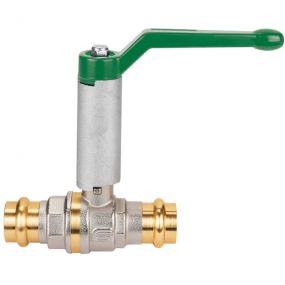 Altecnic 35mm Copper Press Fit X 35mm Copper Press Fit Lever Ball Valves With Stem Extension
