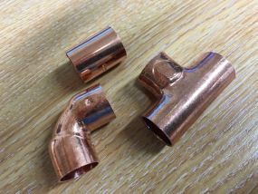 15mm Copper End Feed Fittings Pack (125 Fittings)