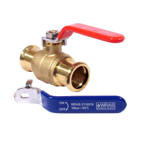 M Profile WRAS Press Fitting Copper x Copper Lever Ball Valve