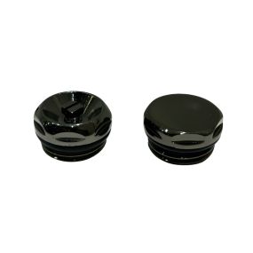 LeoNova Vent and Plug Set (24mm Cap) (1/2 Inch BSP) (Black Nickel)