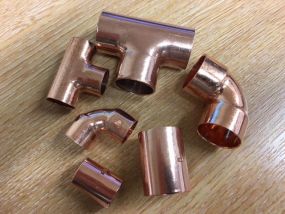 15mm & 22mm Copper End Feed Fittings Pack (300 Fittings)