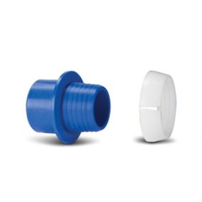 Polyfast Dark Blue Polyethylene Adaptor Set (20mm x 1/2 Inch)