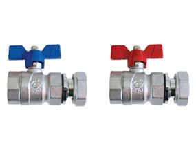 Novatherm UFH Manifold Ball Valves (1 Inch) (Pack of 2)