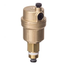 Altecnic  Robocal 3/8” Male BSP Automatic Air Vent Vertical Discharge With Automatic Check Valve