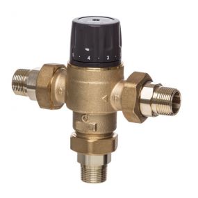 Altecnic Mixcal Mixpro 5231 Series 1 1/2 Inch Male x Male BSP Thermostatic Mixing Valve ART 5231