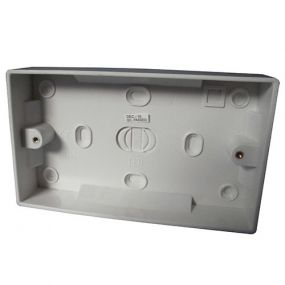 Primaflow Plastic Pattress Box - Double 25mm