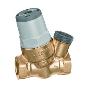 Altecnic Prescal Series 533 - 3/8” Female x Female BSP Inclined Micro Pressure Reducing Valve With Gauge Port Only