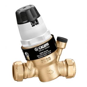 Altecnic Prescal Series 535 - 15mm High Performance Dial Up Pressure Reducing Valve With Compression Connections And Gauge Port