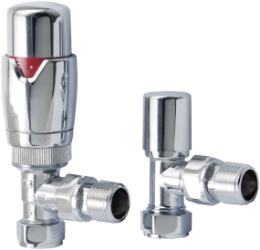 LeoNova Angled TRV with Round Headed Lockshield