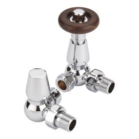 Chelsea Round Corner Thermostatic Radiator Valve Pack (Chrome)