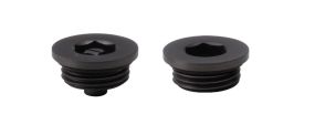 LeoNova Vent and Plug Set (26mm Cap) (1/2 Inch BSP) (Black Nickel)