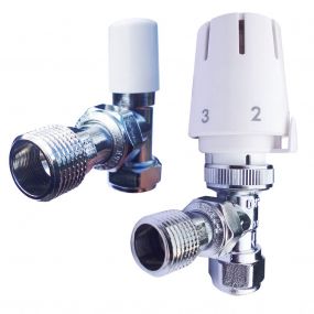 Caleffi altecnic - 10mm (includes 8mm reducers) Eres Thermostatic Radiator Valve (Twin Pack)