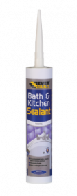 Everbuild Bathroom And Kitchen Sealant ( White ) Acrylic C3