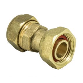 Compression Female End Straight Tap Connector 15mm x 3/4"