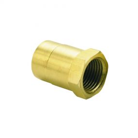 Copper Push-Fit Female Straight Connector 15mm x 1/2"