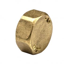 2" Brass Blank Nut