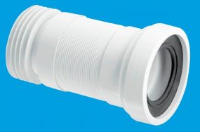 McAlpine WC-F23R Straight Flexible Pan Connector 140mm - 290mm