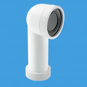 McAlpine 90 Bend Adjustable Length Rigid Pan Connector 110mm