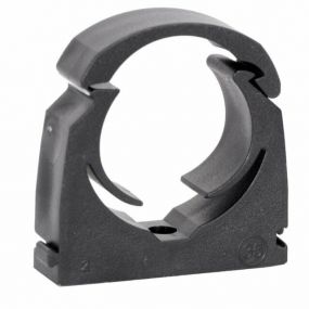 Talon MDPE BLACK Single Hinge Pipe Clip 32-35mm (Box Of 50)