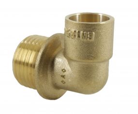 Solder Ring Fitting - Male Elbow 15mm x 1/2"