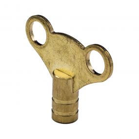 Brass Clock Type Radiator Key