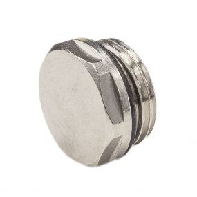 Chrome Plated Radiator Plug - 1/2"