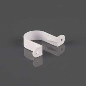 32mm Waste Solvent Weld Pipe Clip (WHITE)