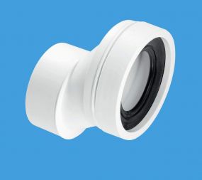 McAlpine WC-CON4B 40mm Offset & Plain End Rigid Pan Connector 110mm