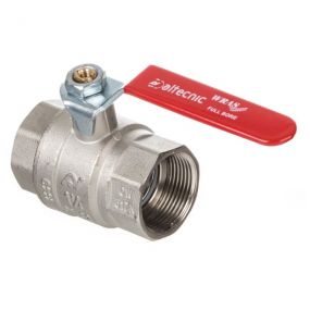 Altecnic 1 1/2” F x F Intaball Lever Ball Valve Red Handle