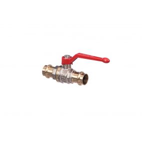 Altecnic M Profile WRAS Press Fitting Lever Ball Valve ( Red Handle )