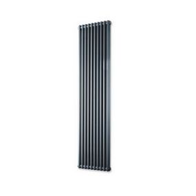 CenterRad Column Vertical Radiator Three Column  Anthracite 2000mm High X 400mm Long 