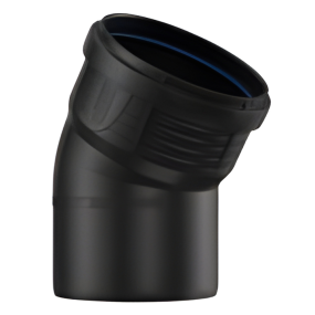 Pipelife Master3 Plus Acoustic Soil Single Socket Bend (110mm) (30 Degrees)