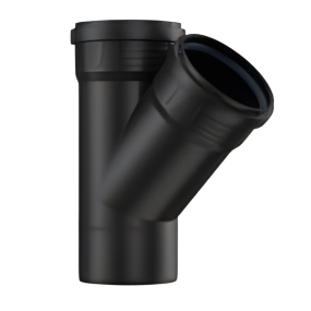 Pipelife Master3 Plus Acoustic Soil Branch (110mm) (45 Degrees)