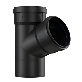 Pipelife Master3 Plus Acoustic Soil Branch (110mm) (67.5 Degrees)