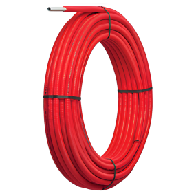 Alpex Duo XS Multilayer Composite Pipe with Protective Sheathing (16x2mmx50m Coil) (Red)