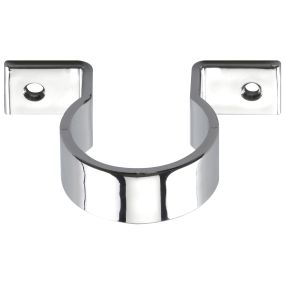 McAlpine Plastic Pipe Clip Chrome Plated (32mm)