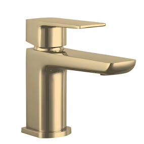 Fresssh Firth Mono Basin Mixer Tap with Free Clicker Waste (Brushed Brass)