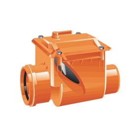 Single Flap Inline Non-Return Valve DN150 (160mm)