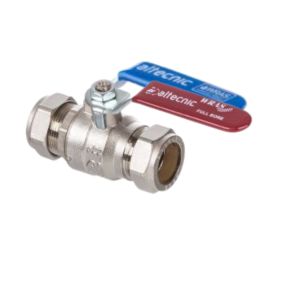 Altecnic Red/Blue Handle Lever Ball Valves