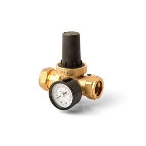 INTA Trade-Tec Pressure Reducing Valve and Gauge c/w 15mm Reducing Set (22mm)