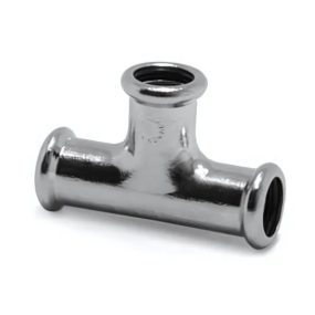 Pegler Xpress Copper Chrome Equal Tee