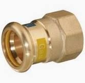 Watergas Press M Profile WRAS Fitting Copper x Female Iron Coupler